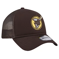 Casquette ajustable A-Frame Trucker 9FORTY San Diego Padres marron New Era pour homme