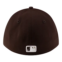Men's New Era  Brown San Diego Padres Alternate Player Replica 39THIRTY M-Crown Flex Hat