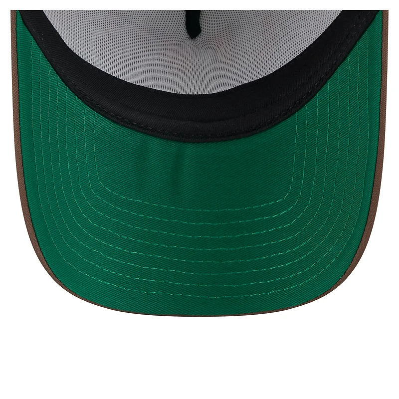 Casquette camionneur ajustable New Era marron San Diego Padres 9FORTY A-Frame pour homme