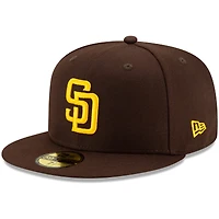 Men's New Era Brown San Diego Padres Game Authentic Collection On-Field - 59FIFTY Fitted Hat