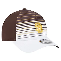 Casquette ajustable 9FORTY M-Crown dégradée marron San Diego Padres New Era pour homme