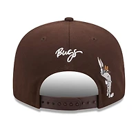 Men's New Era Brown San Diego Padres Looney Tunes Bugs Bunny 9FIFTY Snapback Hat
