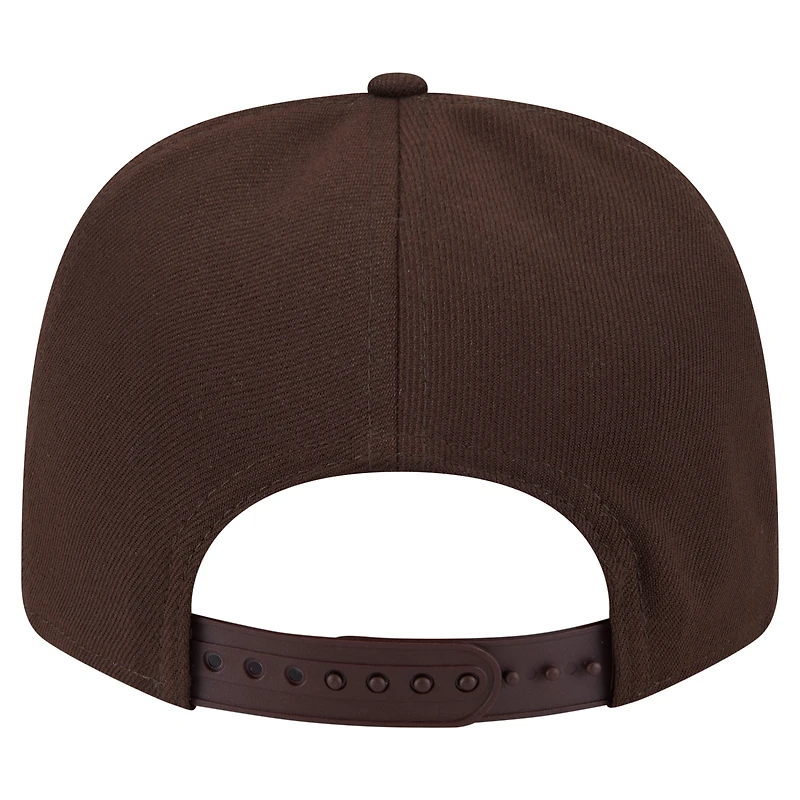 Casquette extensible à boutons-pression multi-cordes 9SEVENTY marron San Diego Padres de New Era pour homme