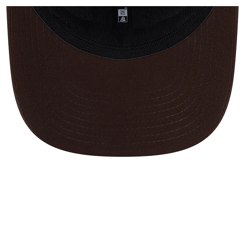 Casquette extensible à boutons-pression multi-cordes 9SEVENTY marron San Diego Padres de New Era pour homme