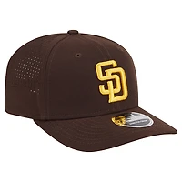 Men's New Era  Brown San Diego Padres Performance 9SEVENTY Adjustable Hat