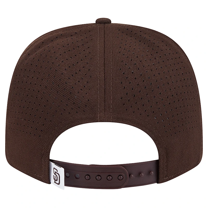 Casquette ajustable Performance 9SEVENTY marron New Era pour homme des San Diego Padres