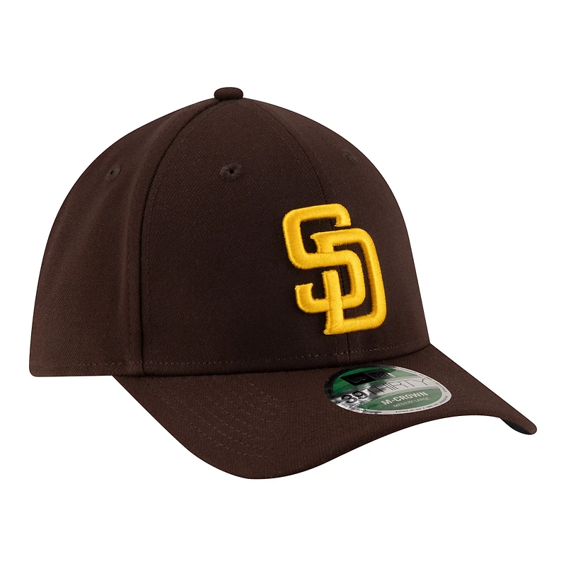 Men's New Era  Brown San Diego Padres Player Replica 39THIRTY M-Crown Flex Hat