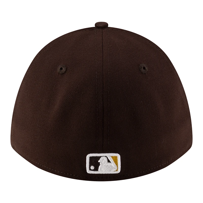Men's New Era  Brown San Diego Padres Player Replica 39THIRTY M-Crown Flex Hat