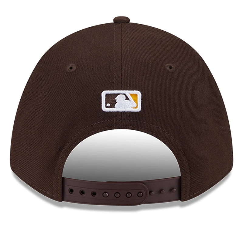 Men's New Era  Brown San Diego Padres Player Replica 9FORTY Adjustable Hat