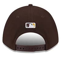 Men's New Era  Brown San Diego Padres Player Replica 9FORTY Adjustable Hat