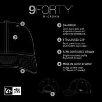 Men's New Era  Brown San Diego Padres Player Replica 9FORTY Adjustable Hat