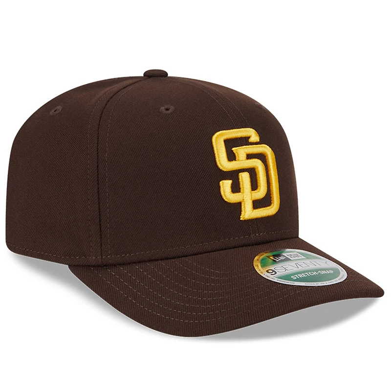 Casquette ajustable 9SEVENTY marron New Era pour homme, réplique du joueur des San Diego Padres