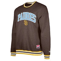 Men's New Era Brown San Diego Padres Pullover Sweatshirt