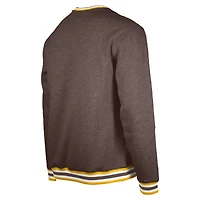 Men's New Era Brown San Diego Padres Pullover Sweatshirt