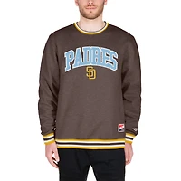 Sweat-shirt à capuche marron New Era pour homme des Padres de San Diego