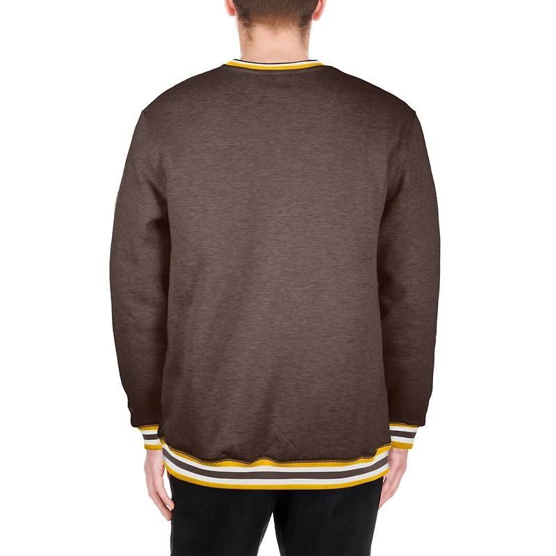 Men's New Era Brown San Diego Padres Pullover Sweatshirt