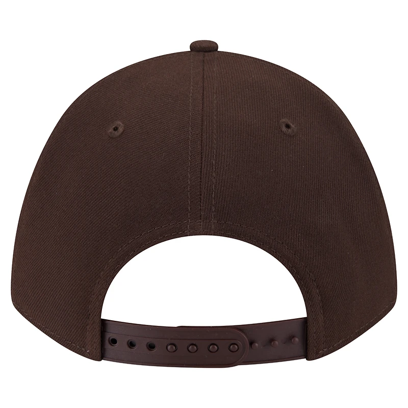 Casquette ajustable 9FORTY San Diego Padres de New Era pour homme marron