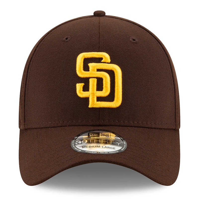 Casquette Flex 39THIRTY San Diego Padres Team Classic New Era pour homme, marron
