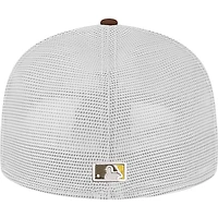 Casquette camionneur ajustée 59FIFTY marron San Diego Padres de New Era pour homme