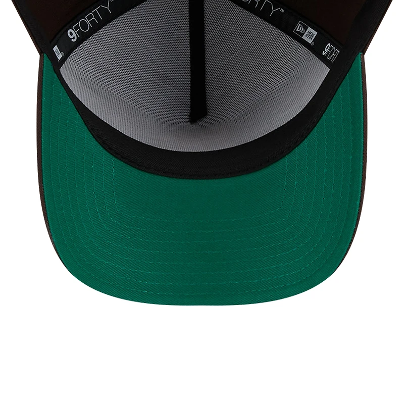 Casquette ajustable 9FORTY A-Frame couleur marron des San Diego Padres New Era pour hommes