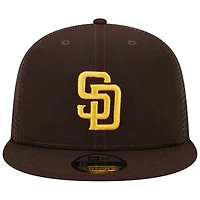 Casquette New Era San Diego Padres Team Color Trucker 9FIFTY Snapback pour homme