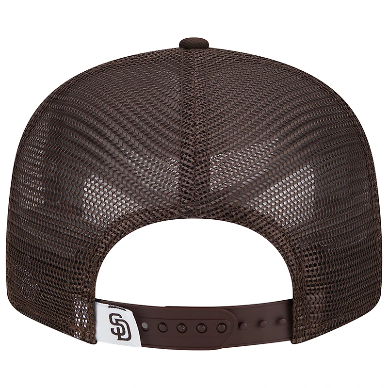 Casquette New Era San Diego Padres Team Color Trucker 9FIFTY Snapback pour homme
