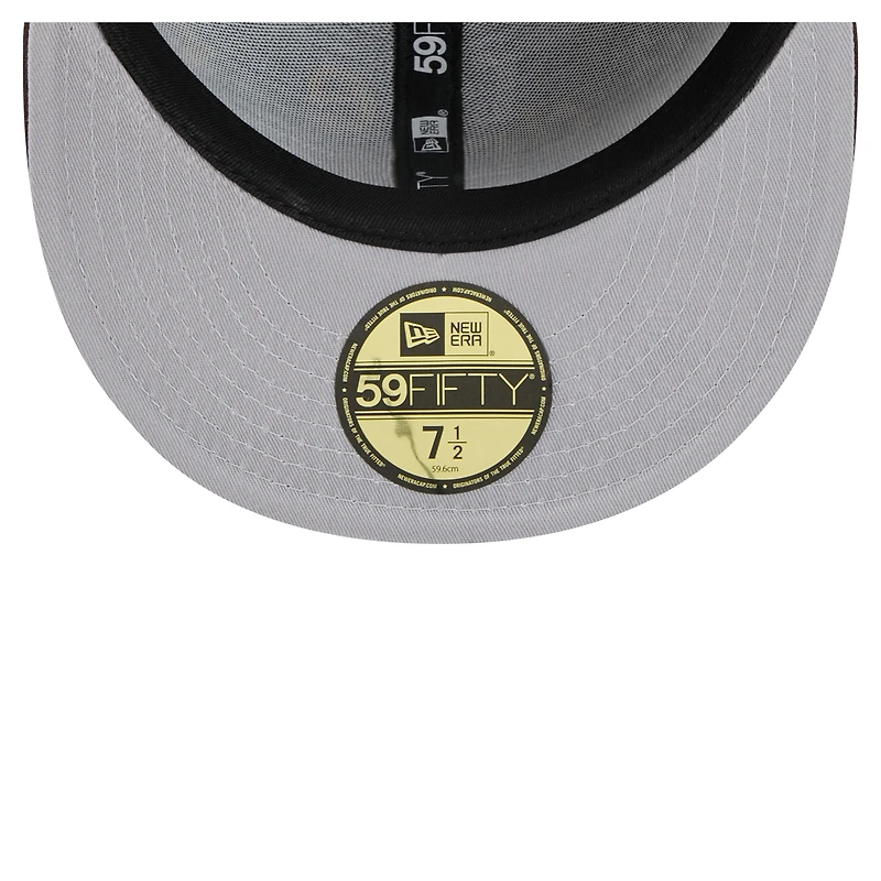 Casquette ajustée 59FIFTY marron San Diego Padres Team Confetti de New Era pour homme
