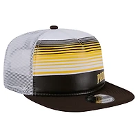 Casquette snapback A-Frame Trucker Team Horizon 9FIFTY marron San Diego Padres de New Era pour homme