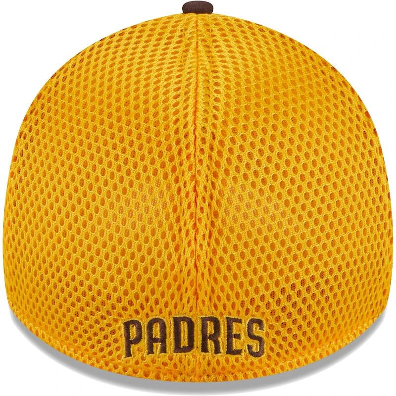 Men's New Era Brown San Diego Padres Team Neo 39THIRTY Flex Hat