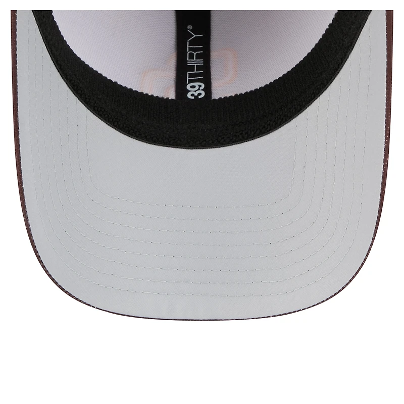 Casquette New Era 39THIRTY Flex marron San Diego Padres pour homme, motif camouflage ton sur