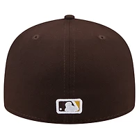 Casquette ajustée 59FIFTY marron New Era pour homme, San Diego Padres