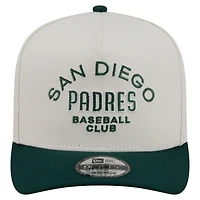 Casquette snapback New Era crème/vert foncé San Diego Padres 9FIFTY pour homme