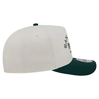 Men's New Era  Cream/Dark Green San Diego Padres Chrome A-Frame 9FIFTY Snapback Hat