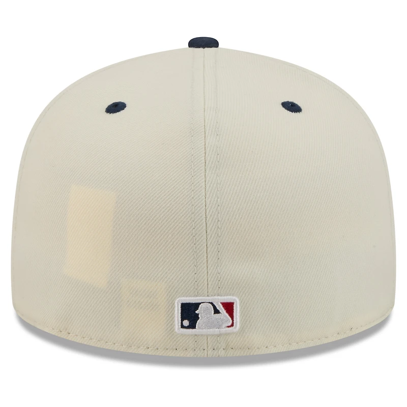 Men's New Era Cream/Navy San Diego Padres USA 250 Fourth of July 59FIFTY Fitted Hat