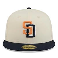 Men's New Era Cream/Obsidian San Diego Padres 2026 City Connect 59FIFTY Fitted Hat