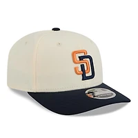 Casquette ajustable New Era City Connect 9SEVENTY crème/obsidienne San Diego Padres 2026 pour homme