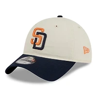 Casquette ajustable New Era City Connect 9TWENTY crème/obsidienne pour homme, San Diego Padres 2026