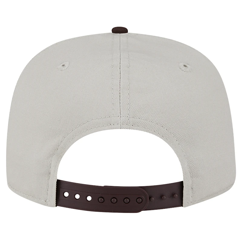 Casquette Snapback Iron Golfer San Diego Padres de New Era pour homme, couleur crème