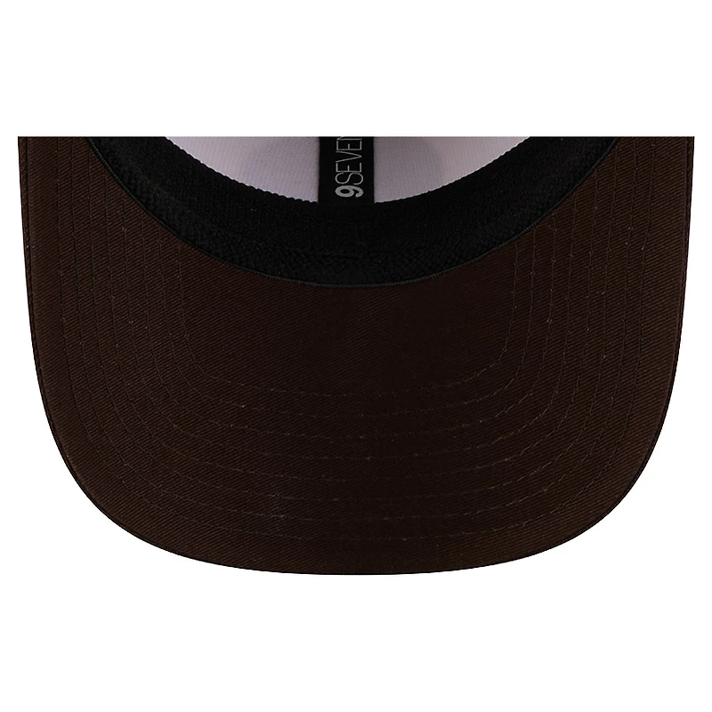 Casquette ajustable New Era 9SEVENTY crème pour homme des Padres de San Diego