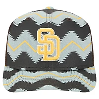 Men's New Era Denim/Brown San Diego Padres Aztec Denim 9SEVENTY Adjustable Hat