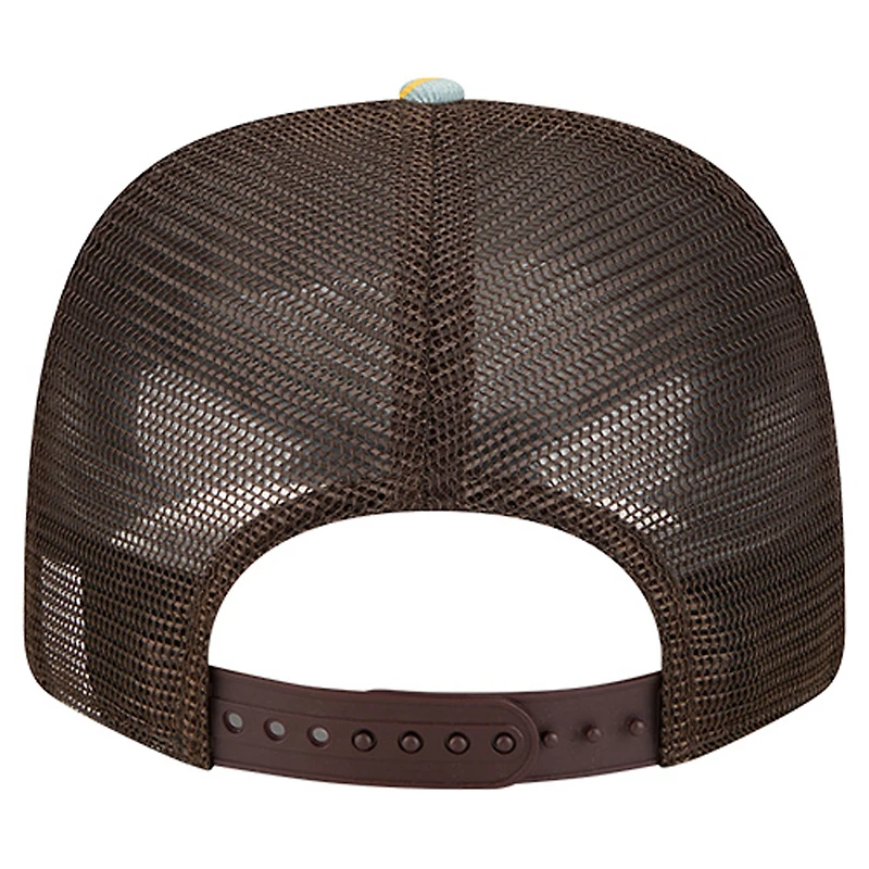Casquette ajustable New Era 9SEVENTY en denim/marron San Diego Padres Aztec Denim pour homme