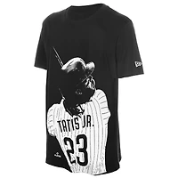 Men's New Era Fernando Tatis Jr. Black San Diego Padres Oversized Graphic T-Shirt