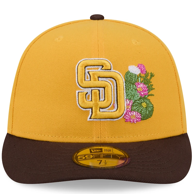 Men's New Era  Gold/Brown San Diego Padres 2026 Spring Training 59FIFTY Fitted Hat