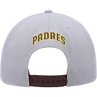 Casquette Snapback 9FIFTY San Diego Padres Band New Era grise/marron pour homme