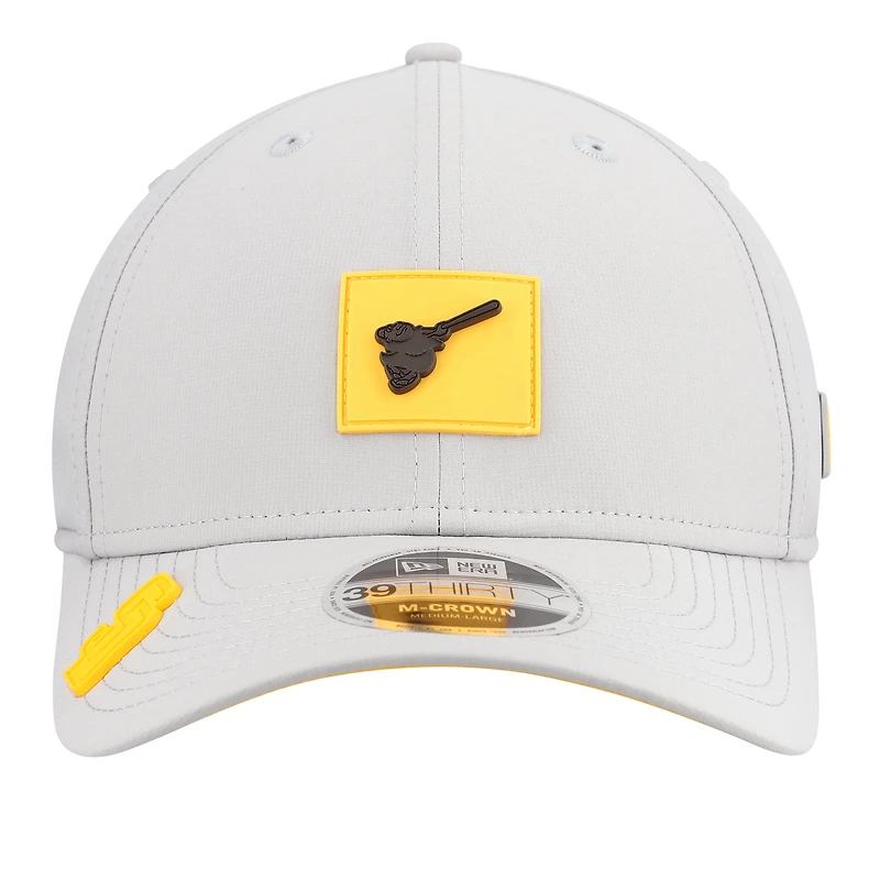Men's New Era Gray San Diego Padres 2026 Clubhouse Alternate 39THIRTY Flex Hat