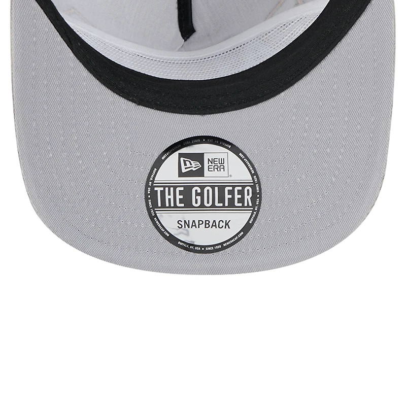 Casquette de golf à pression en velours côtelé gris San Diego Padres New Era pour homme