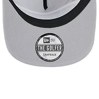 Casquette de golf à pression en velours côtelé gris San Diego Padres New Era pour homme