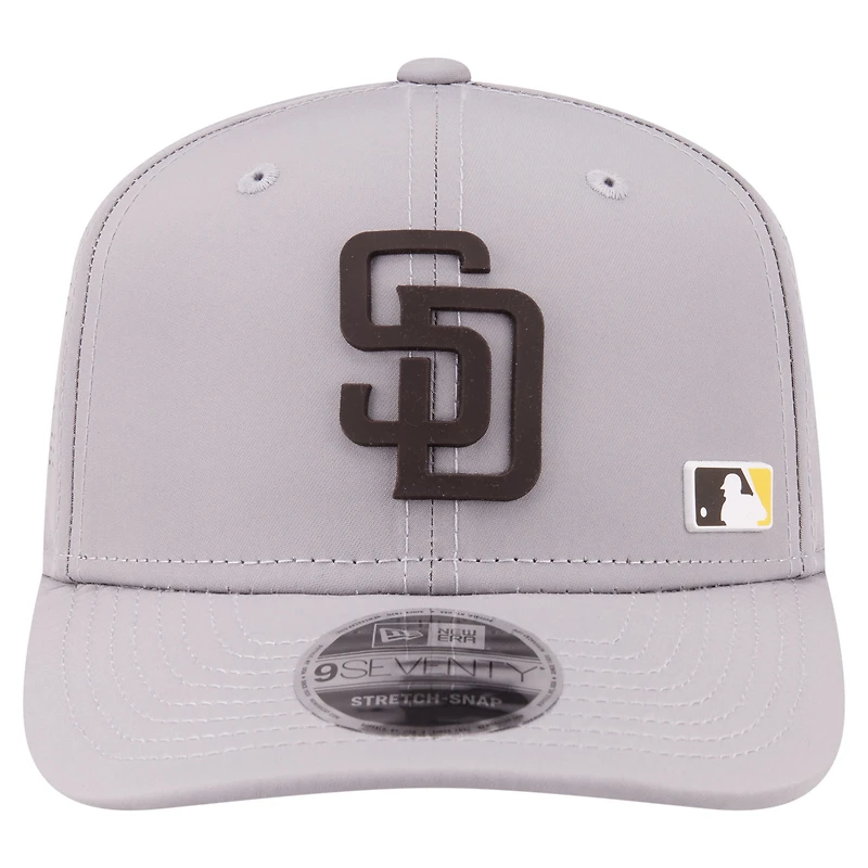 Men's New Era Gray San Diego Padres Laser Perforated 9SEVENTY Adjustable Hat