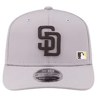 Men's New Era Gray San Diego Padres Laser Perforated 9SEVENTY Adjustable Hat