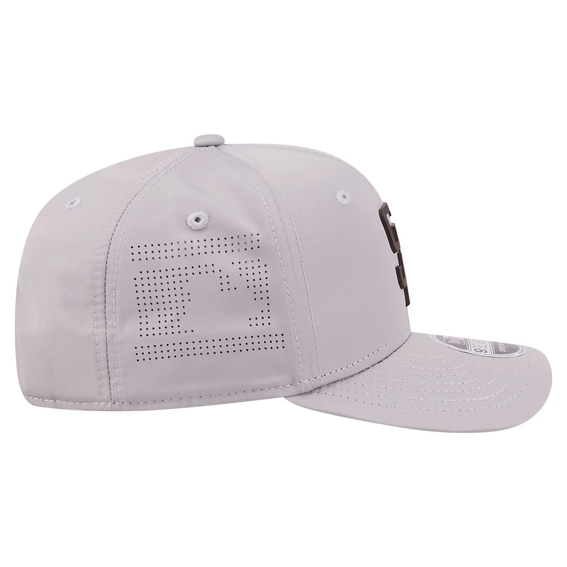 Men's New Era Gray San Diego Padres Laser Perforated 9SEVENTY Adjustable Hat